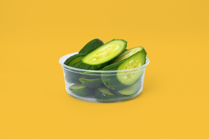 Side of Sliced Cucumbers