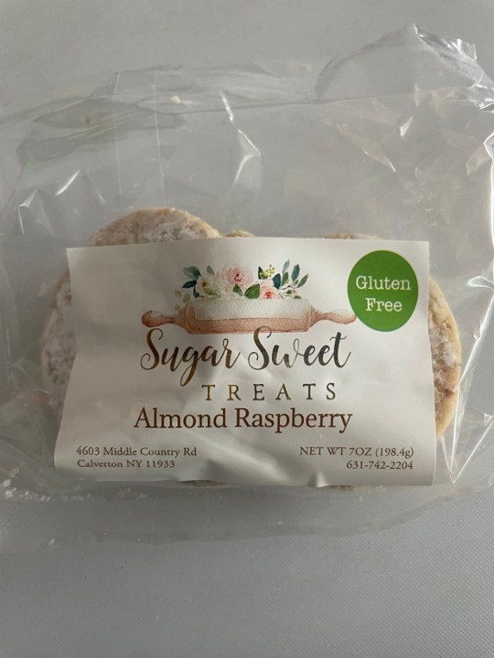 Sugar Sweet Almond Raspberry Cookie