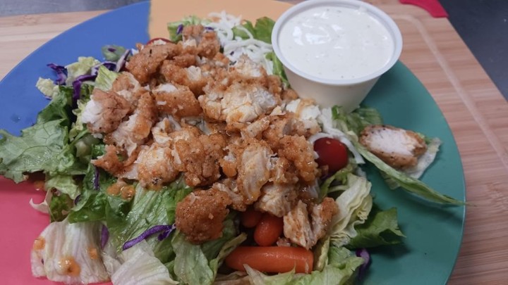 Fried Chicken Strip Salad