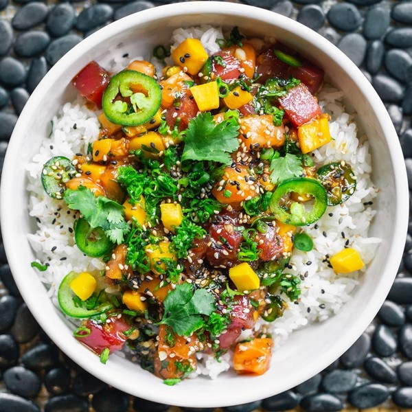 Tuna Aloha Poke Bowl