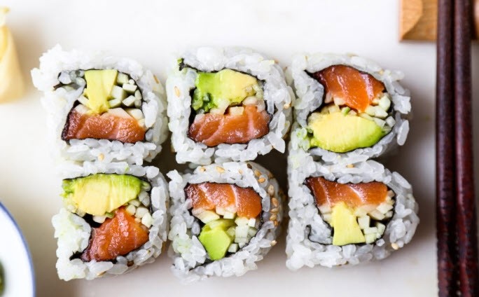 Salmon + Avocado Roll