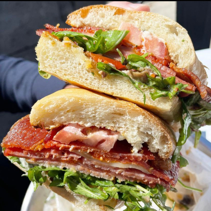 Cured Italian Meat Sandwich