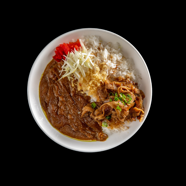 R4 Curry Gyudon Beef Rice Set