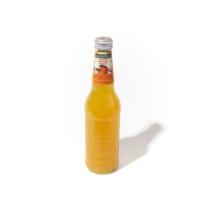 Galvanina Organic Sparkling Blood Orange Soda