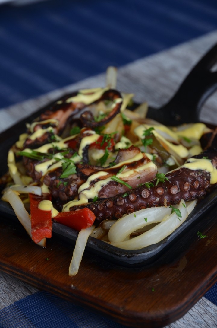 Sizzling Grilled Octopus