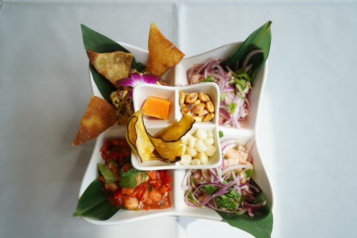 Ceviche Combination Platter