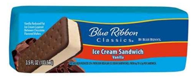 Blue Bunny Ice cream Sandwich