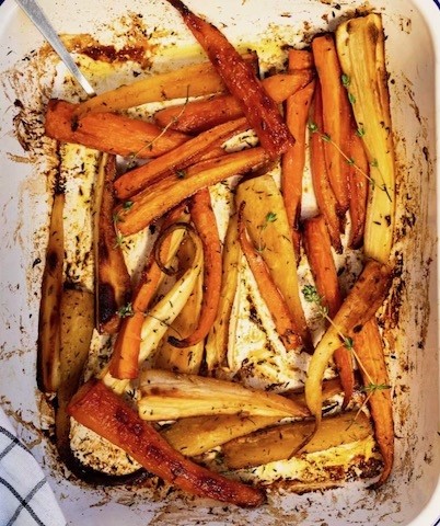 Honey Roasted Carrot & Parsnip w/ Thyme