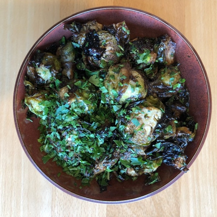 Maple Roasted Brussels Sprouts