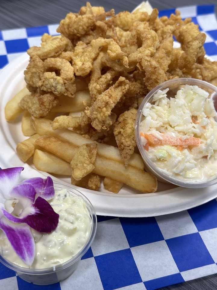 Fried Clam Strips Boat