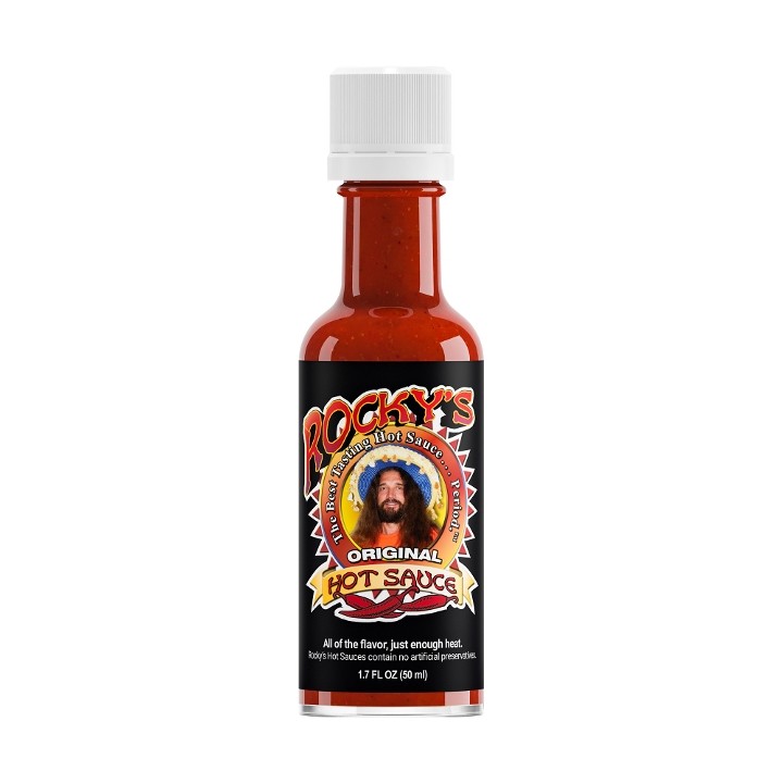 Rocky's Original Hot Sauce Mini Bottle