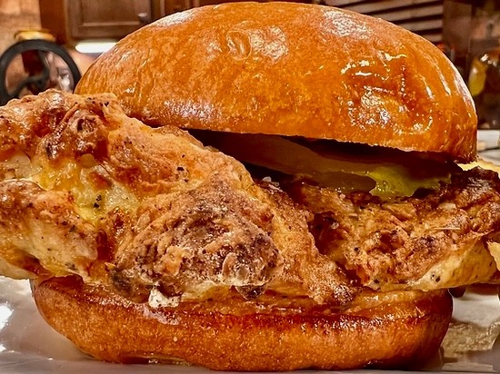 FRIED PORK CHOPS (Bone-In) Sandwich