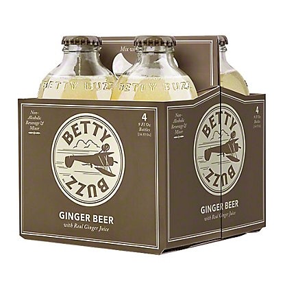 (4 Pack) Betty Buzz - Ginger Beer