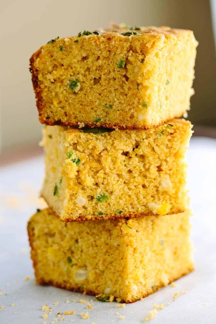 Side of Jalapeno Chedder Corn Bread (3 peices)
