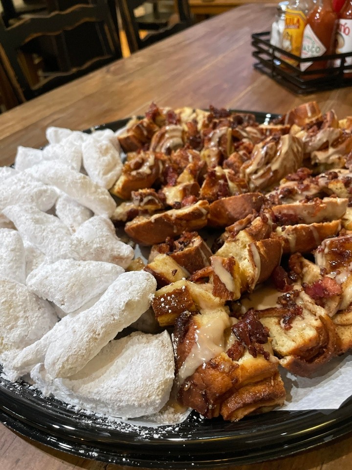 Bacon Cinni Slices & Lil' Beignets (Catering)