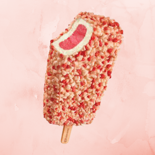 Strawberry Shortcake Ice Cream Pop