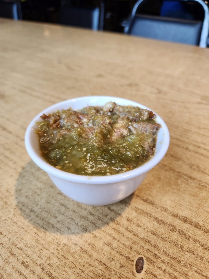 Cup of Green Chili