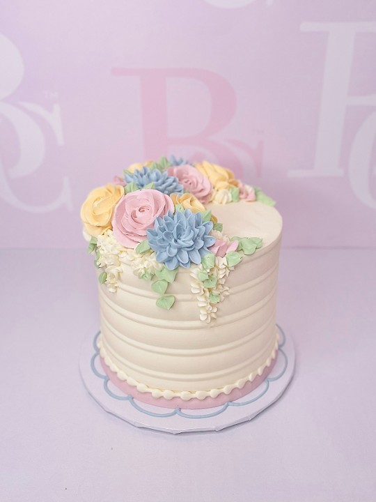 Classic Buttercream Flower Cake