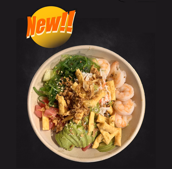 Ponzu Garlic Shrimp & Tuna Bowl Combo*