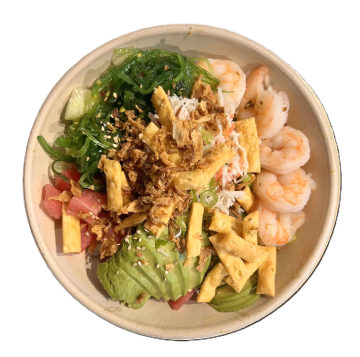 Ponzu Garlic Shrimp & Tuna Bowl*