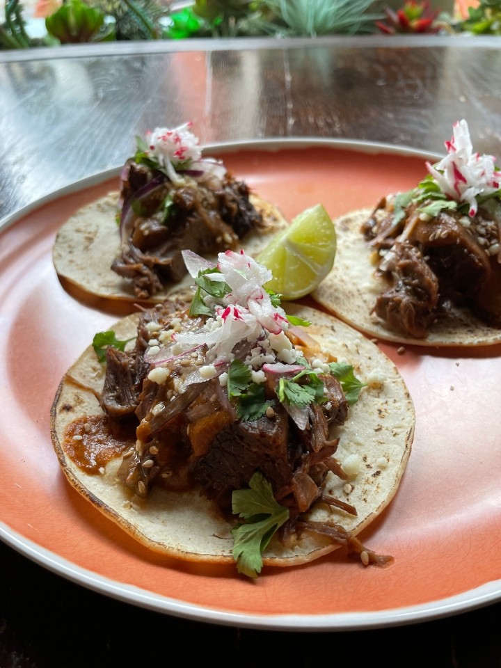 Beef Mole Tacos