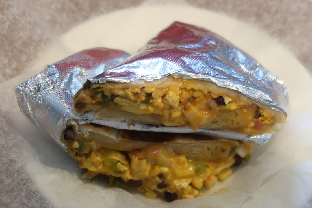 Eggy (Vegetarian) Breakfast Burrito