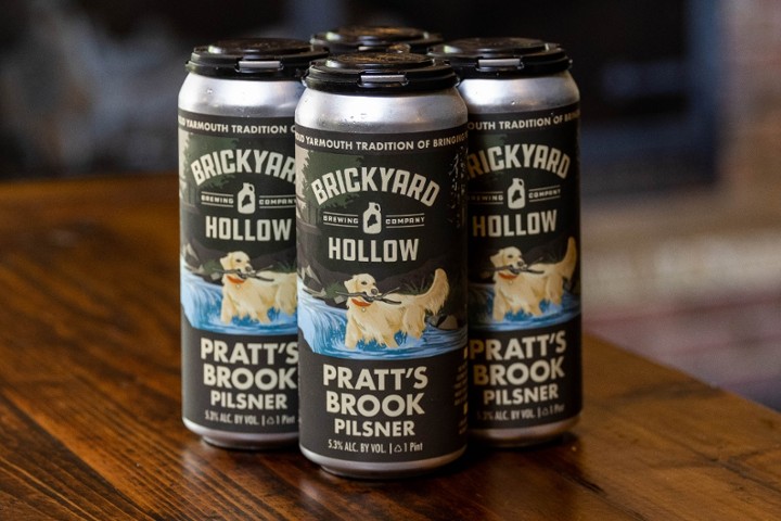 Pratt's Brook Pilsner 4 Pack