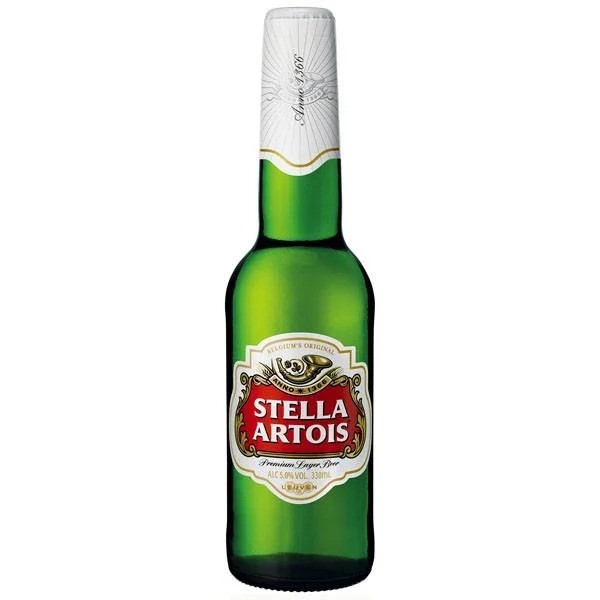 Stella Artois Lager Beer Bottle 12oz (Alcohol)