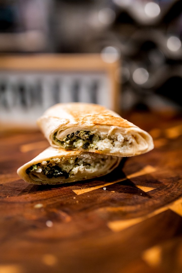 Spinach, Feta and Egg White Wrap