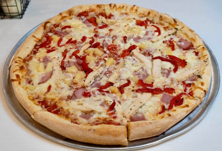 LG Hawaiian Chicken Pizza
