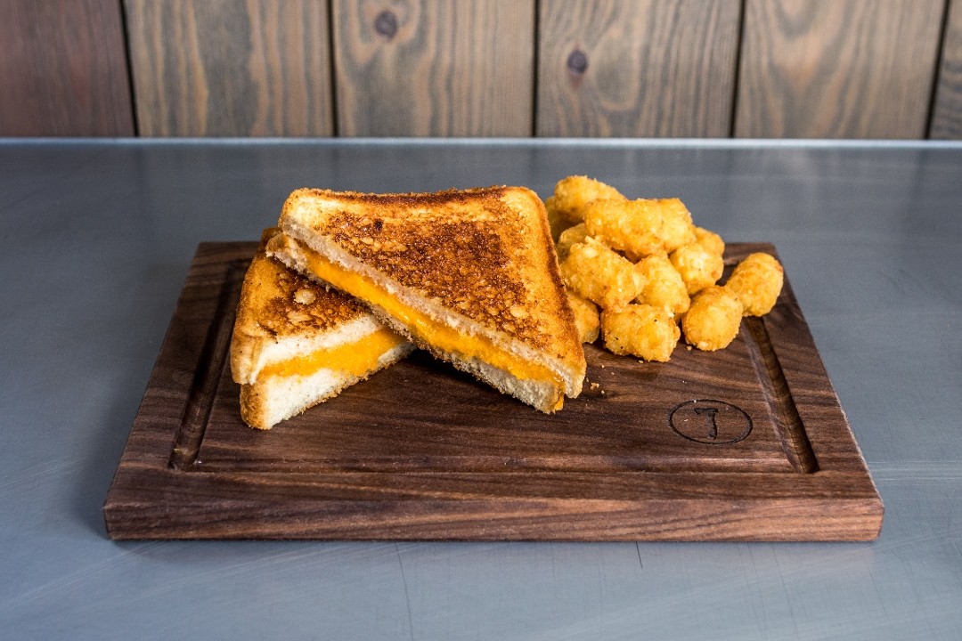 Kid Grilled Cheese and Tots