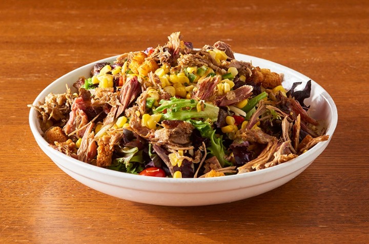 Pulled Pork on a Chopped Salad