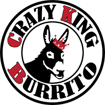 Crazy King Burrito Little Rock AR logo