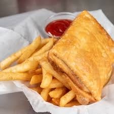 Pizza Puff with Fries