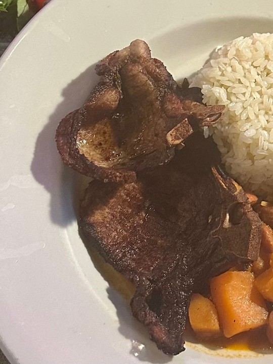 (2) Deep fried pork chops