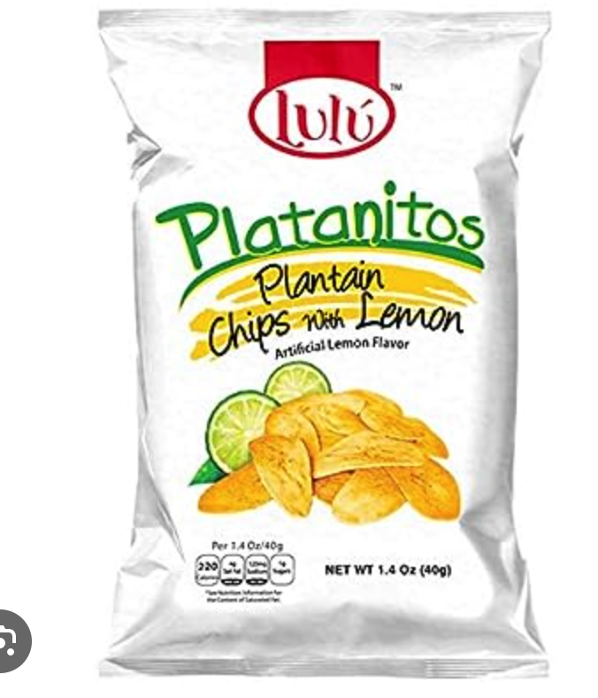 Lulu Plantain Chips Lemon