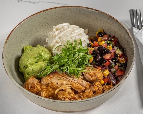 Pulled Chicken Burrito Bowl