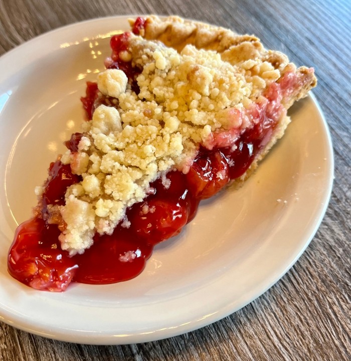 Crumb Topped Cherry Pie