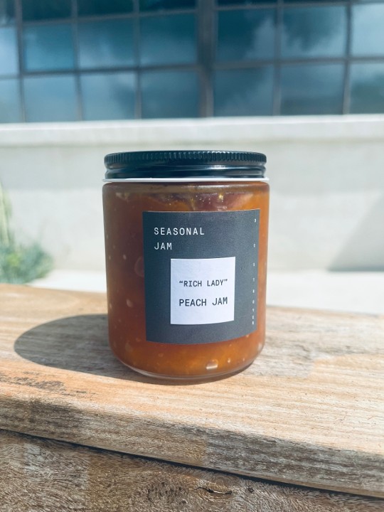Organic "Rich Lady" Peach Jam