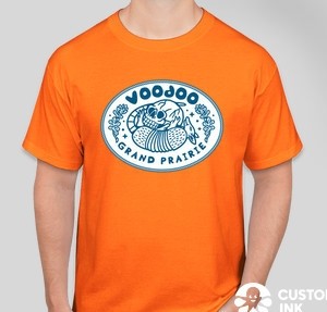 Orange Grand Prairie Logo Tee