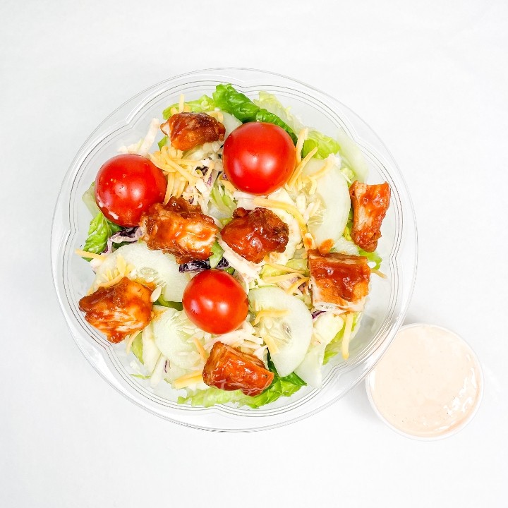 BBQ Fried Chicken Salad