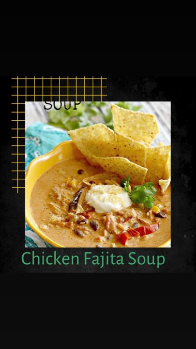 Spicy Chicken Fajita Soup