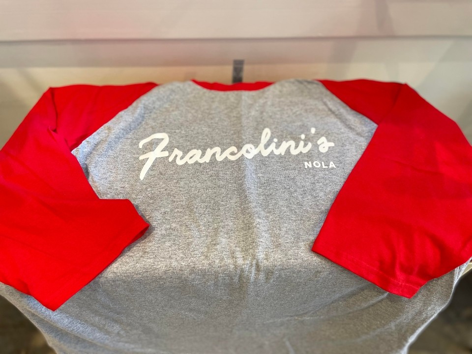 Red and Gray Baseball Raglan