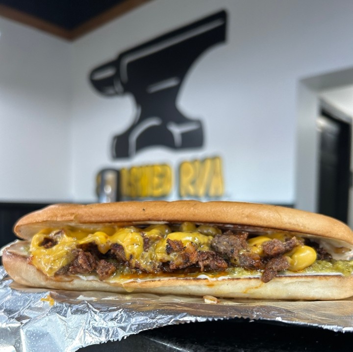 Smashed RVA - Smashed chopped cheese