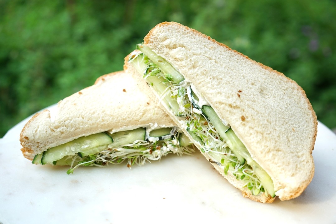 Cucumber Cream Cheese Sandwich