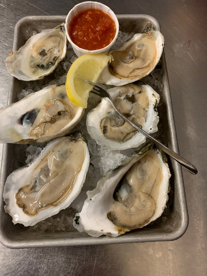 6 Oysters ½ Shell