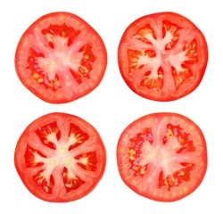 Side Sliced Tomatoes