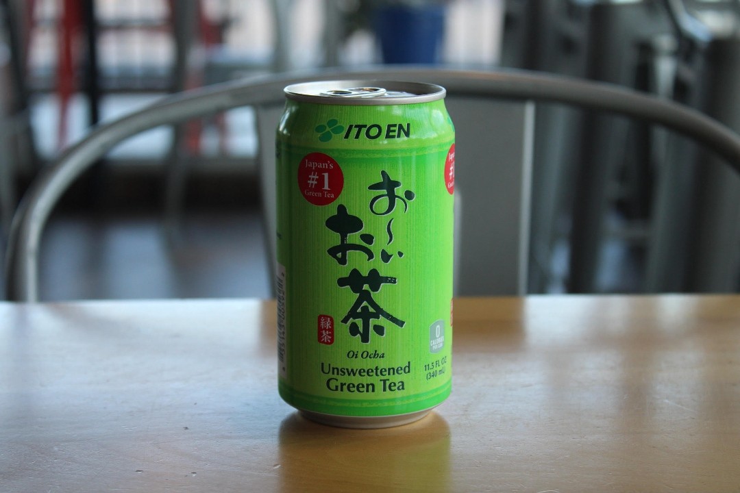 Chilled Green Tea Can