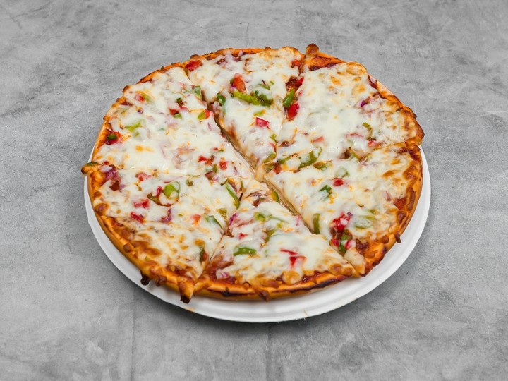 Indian style cheese pizza