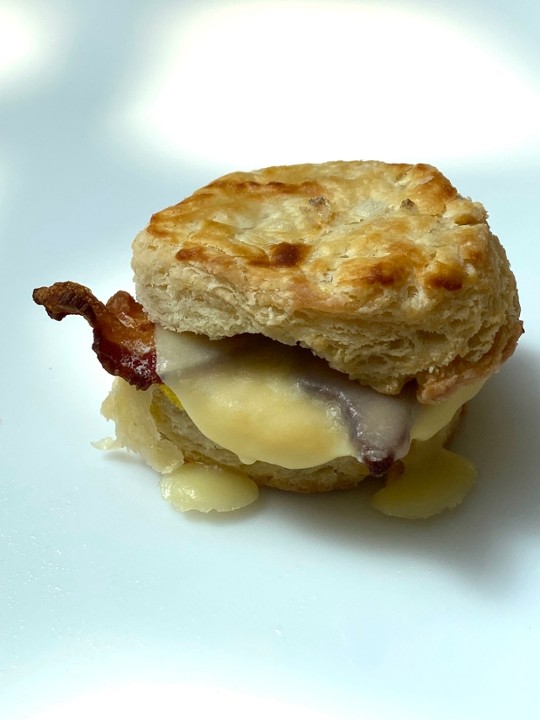 Bacon, Egg, Gruyere Biscuit